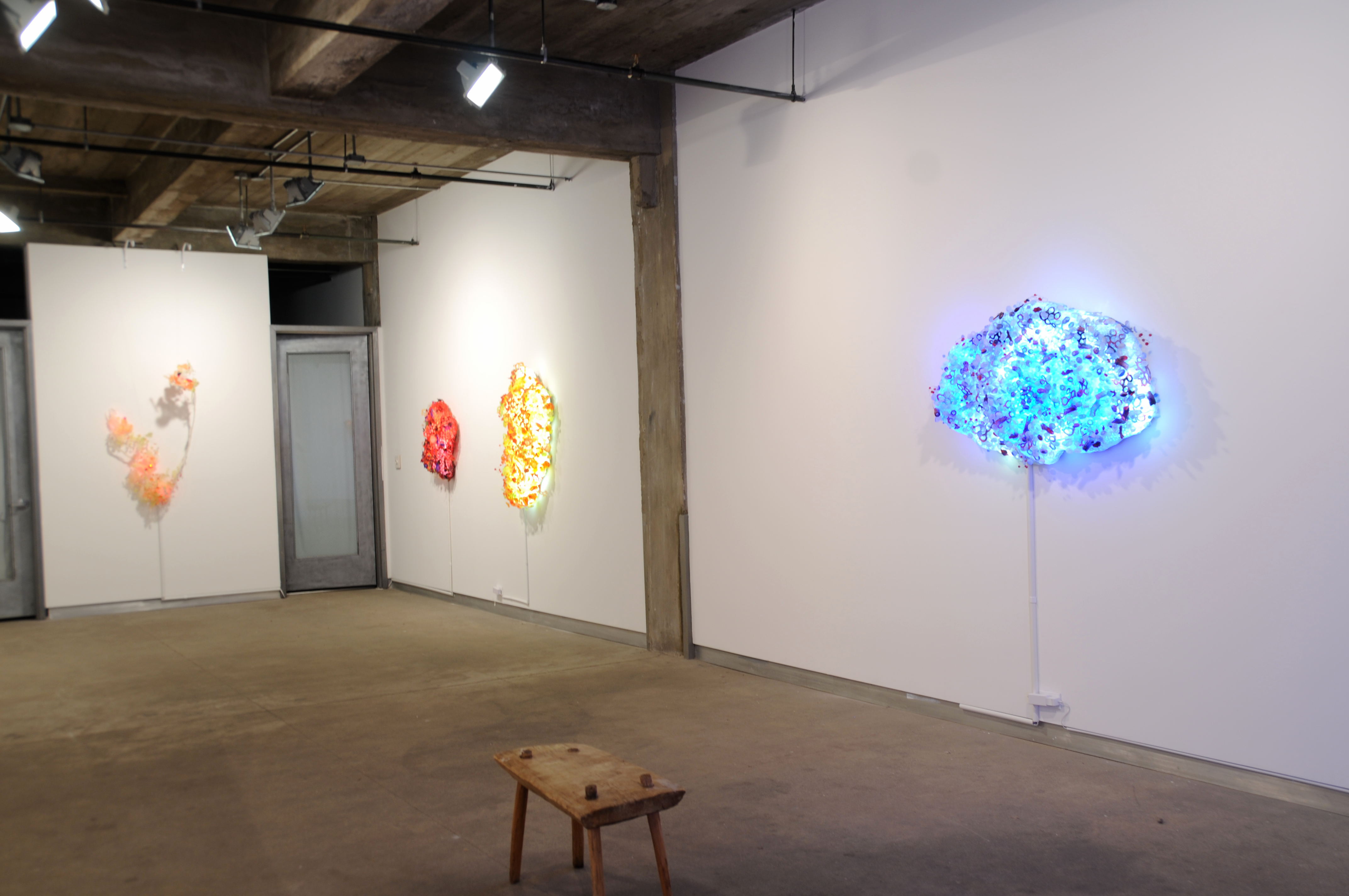 3.Yuriko Yamaguchi, Installation view-Howard Scott gallery #3, 2016,
